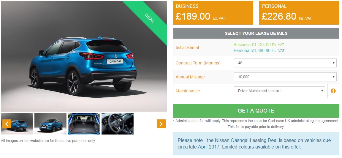 nissan-qashqai-lease-car-deal