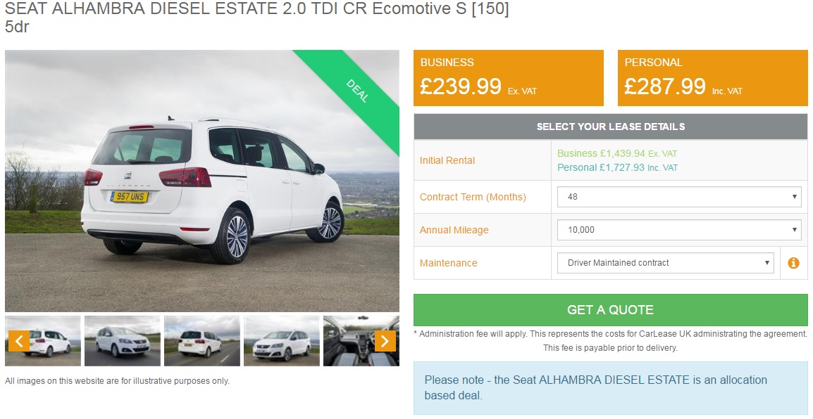 seat-alhambra-lease-deal