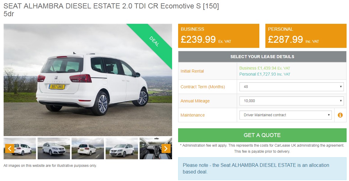 seat-alhambra-lease-deal