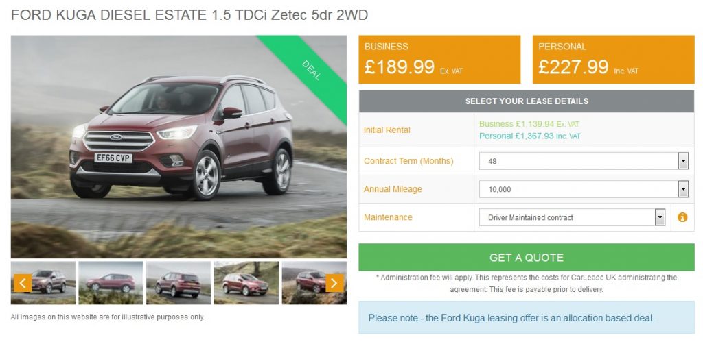 ford-kuga-lease-deal