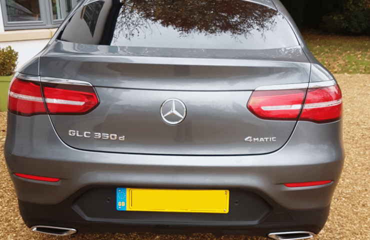 mercedes glc coupe back end