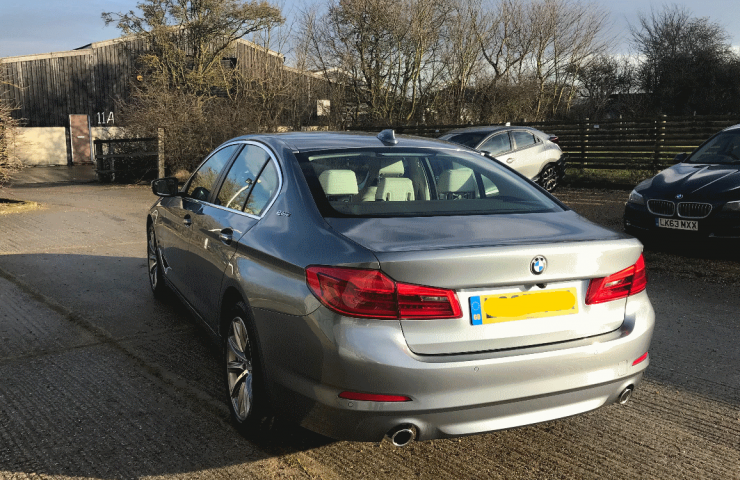 new bmw 530e saloon back end