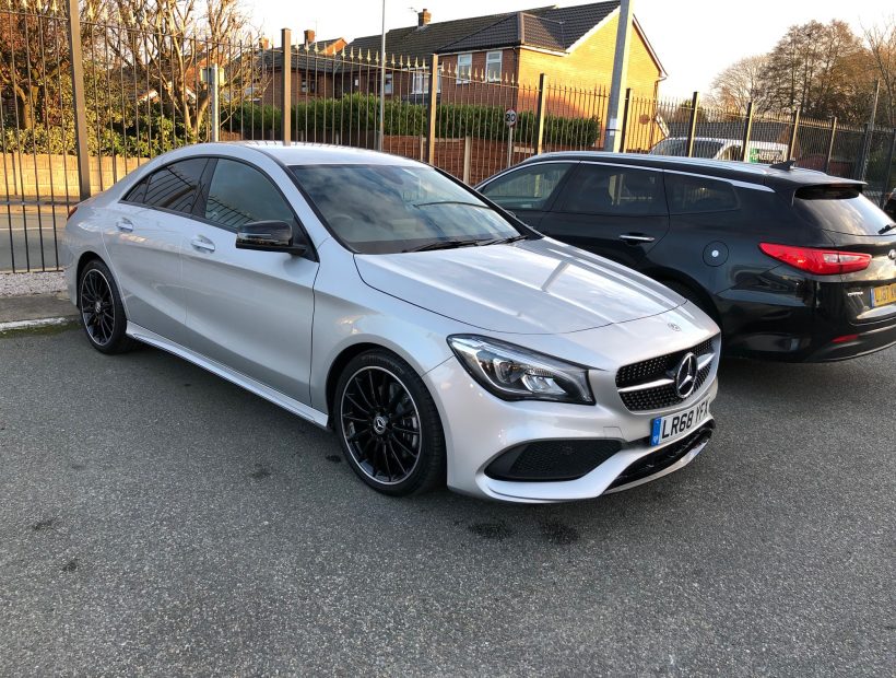 Mercedes-Benz CLA CLASS DIESEL COUPE CLA 220d AMG Line Night Edition 4door Tip Auto Car Leasing Best Offers